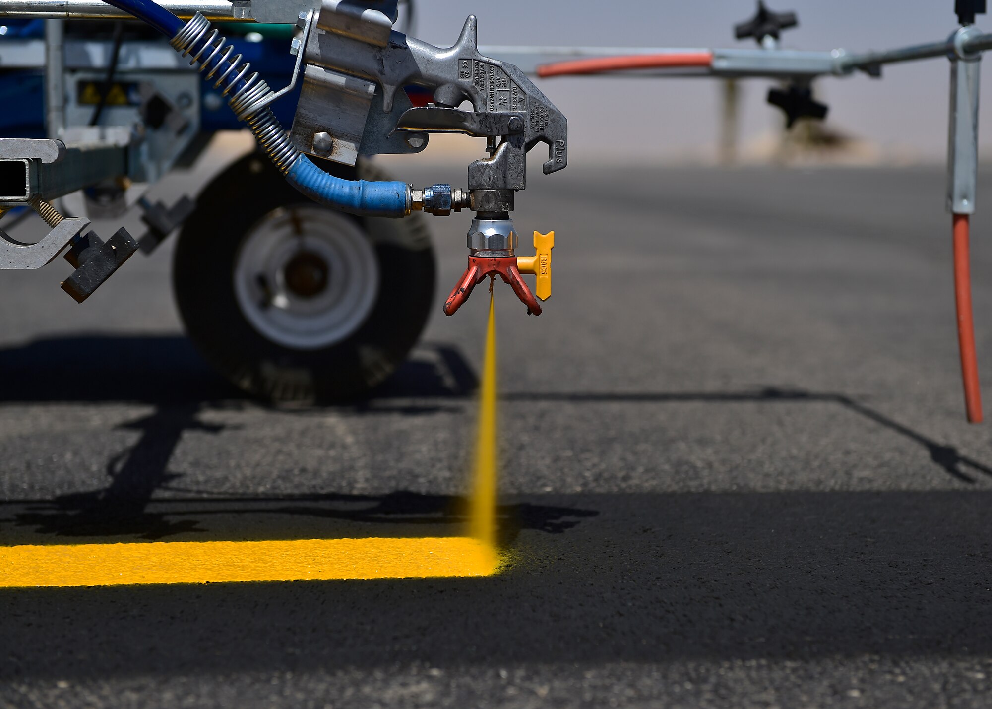 378 ECES paint new UH-60 helipad