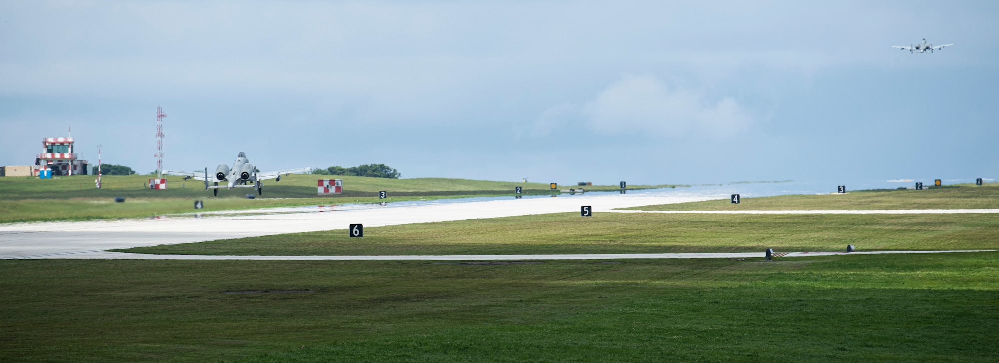 A-10s fly on Guam