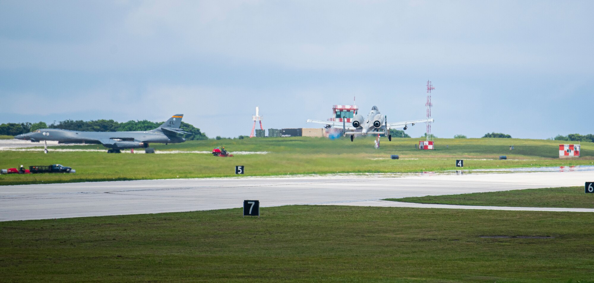A-10s fly on Guam