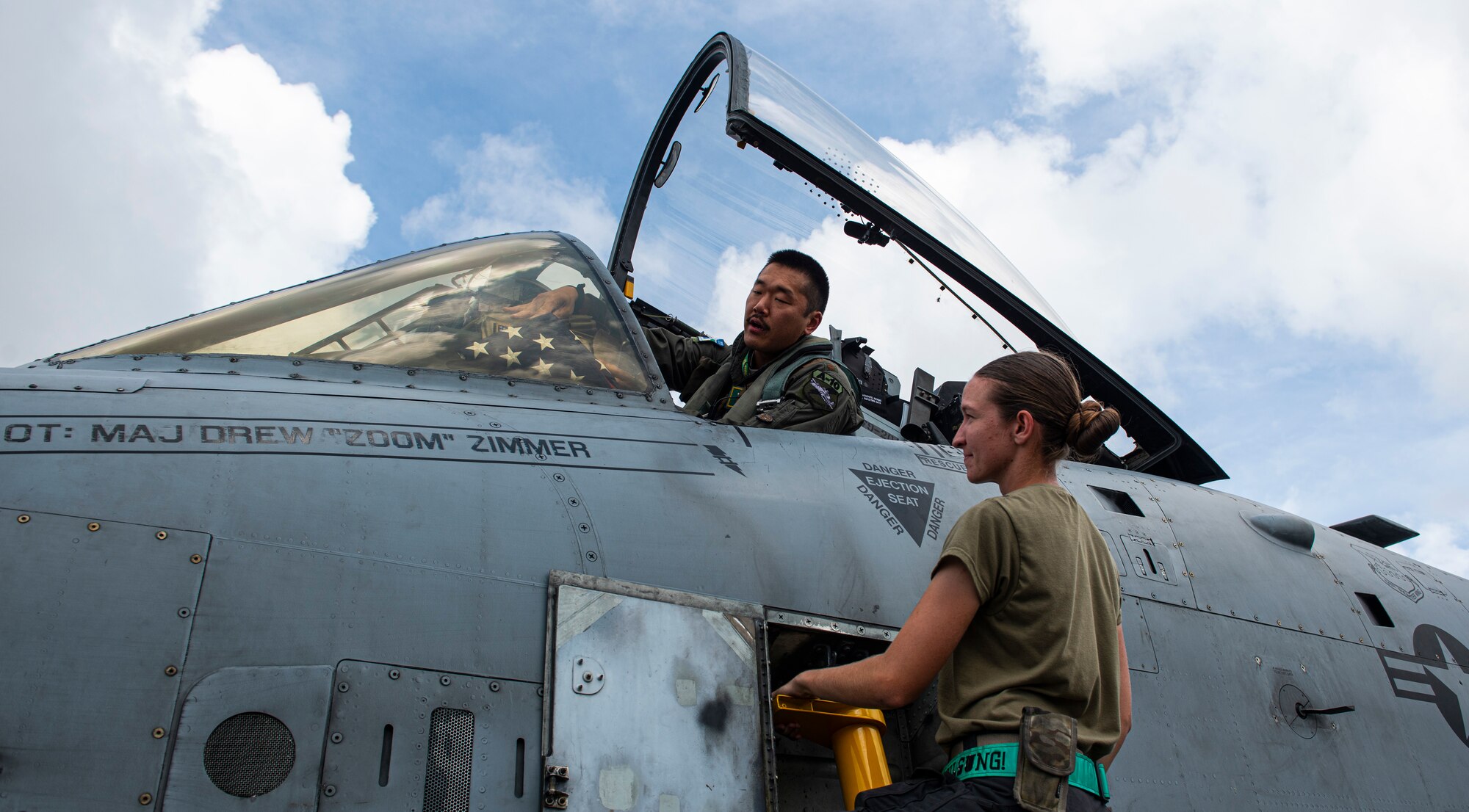 A-10s fly on Guam