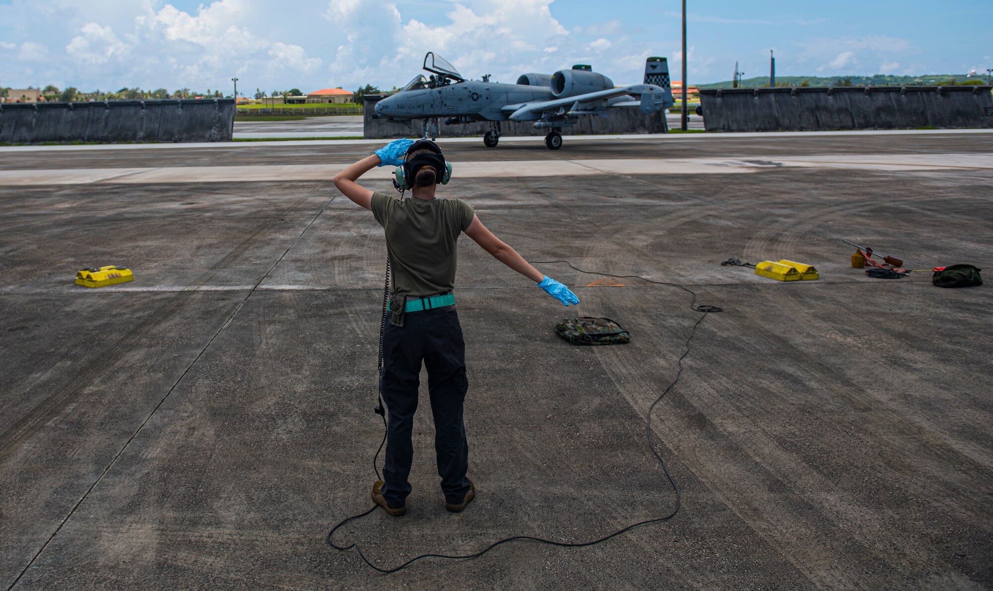 A-10s fly on Guam