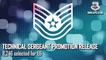 Blue graphic with Technical Sergeant Stripes