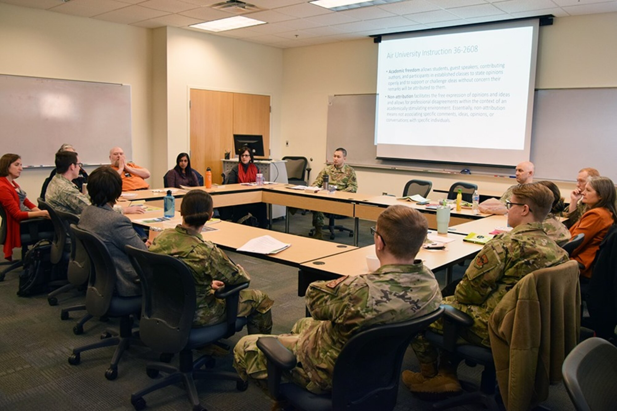 A joint Air Force Institute of Technology and Air Force Research Laboratory Diversity and Inclusion Book Club meeting was held in the Fall of 2019 (Courtesy photo)