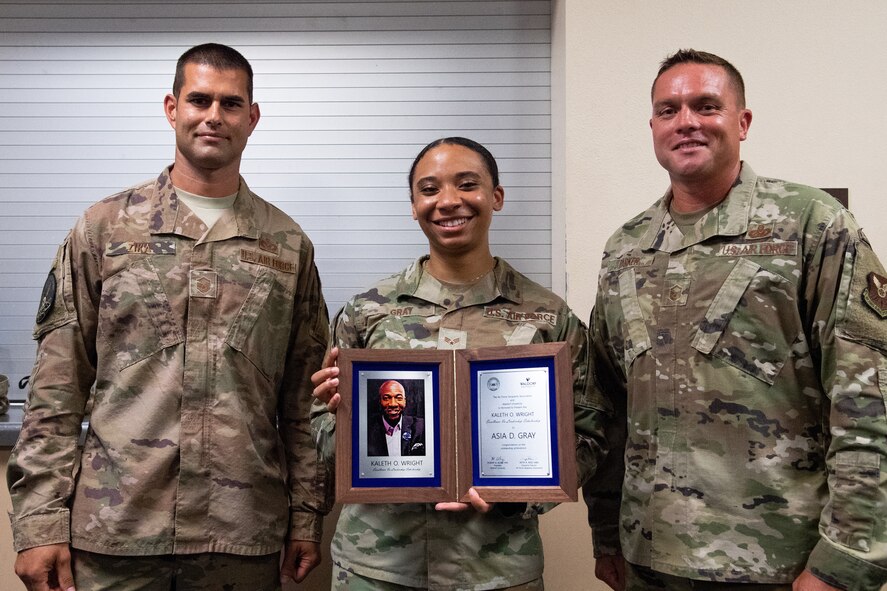 2nd SFS Airman awarded Kaleth O. Wright Excellence in Leadership Scholarship