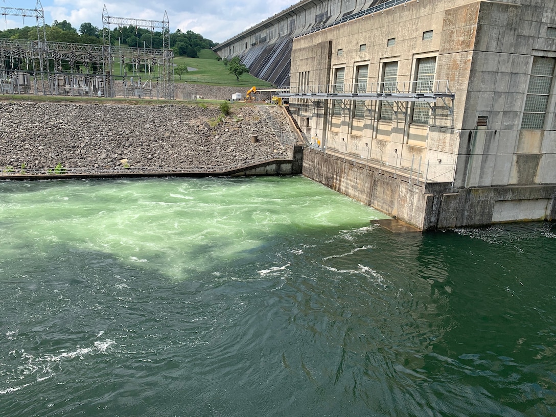 hydropower generation at Norfork Dam in the White River Basin