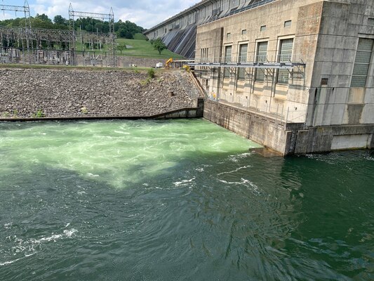 hydropower generation at Norfork Dam in the White River Basin