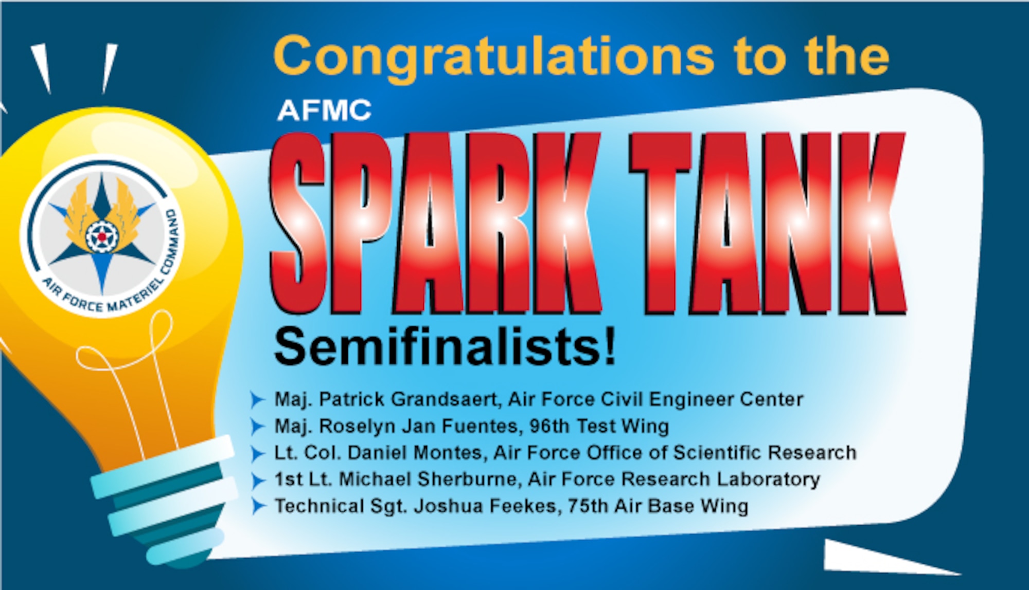 spark tank semifinalists graphic