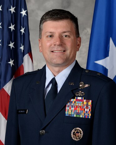 Bio photo of the U.S. Air Force Warfare Center vice commander.