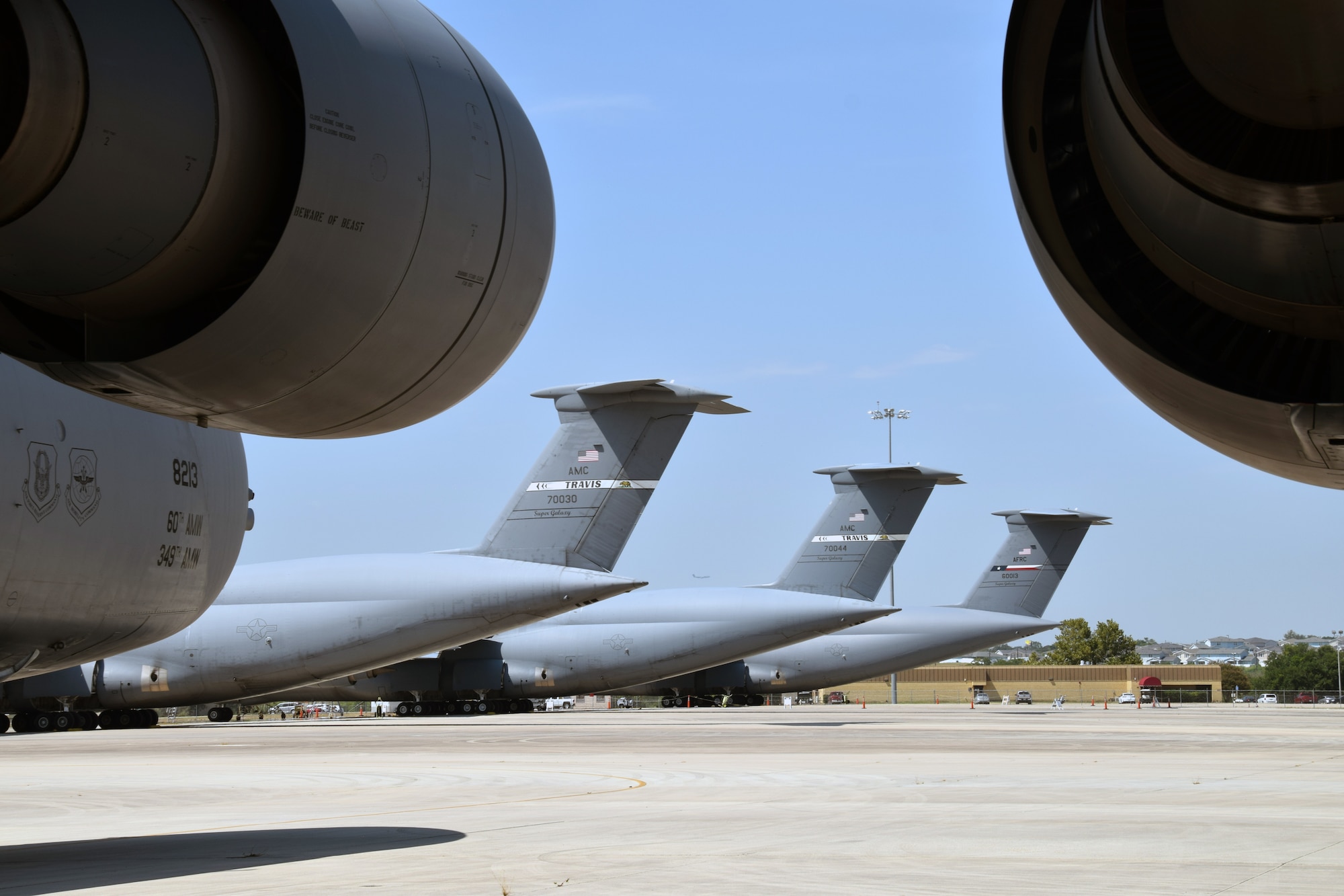 The 433rd Airlift Wing welcomes Travis aircraft during California