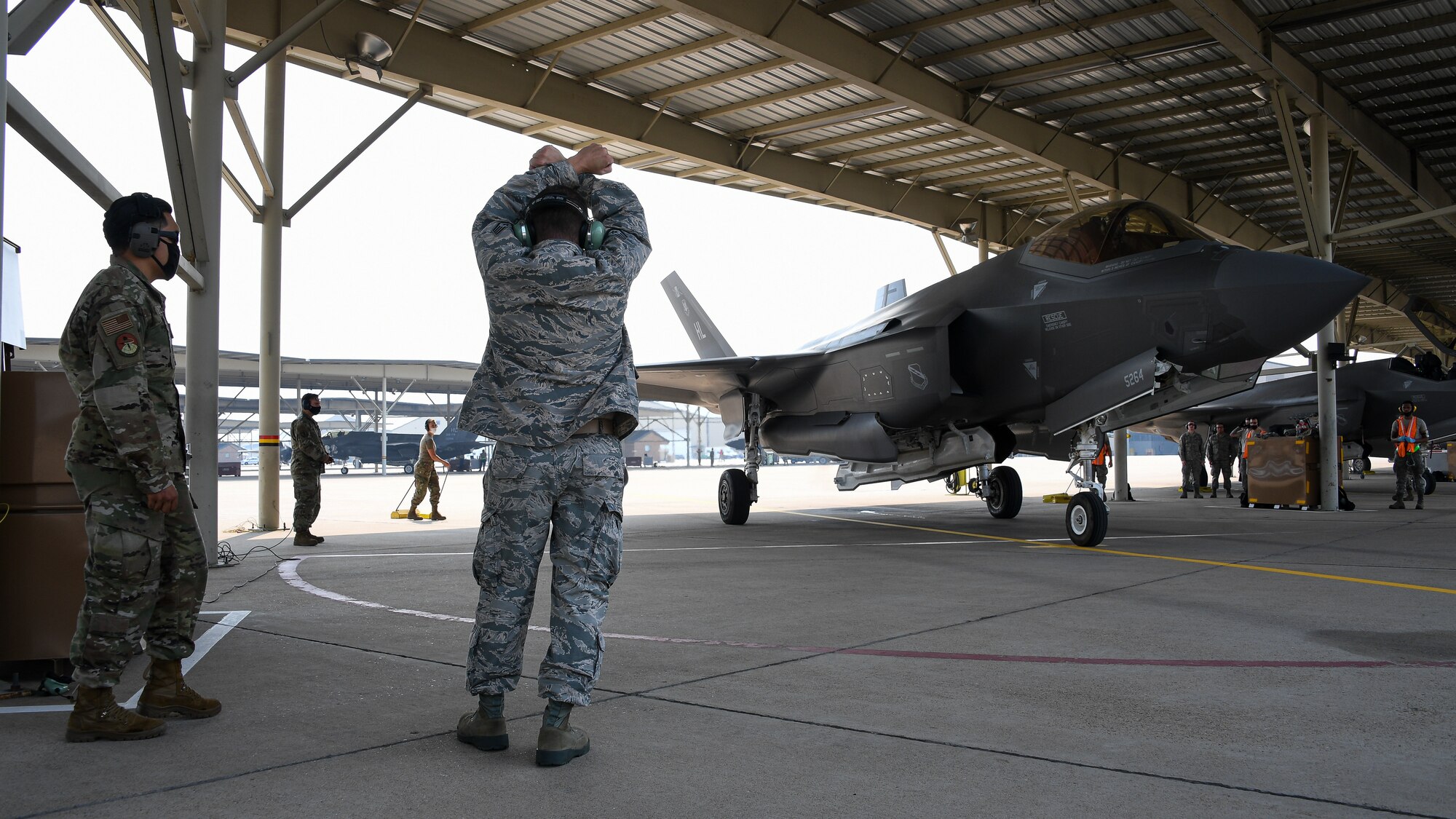 A photo of an F-35 training course at Hill Air Force Base, Utah.