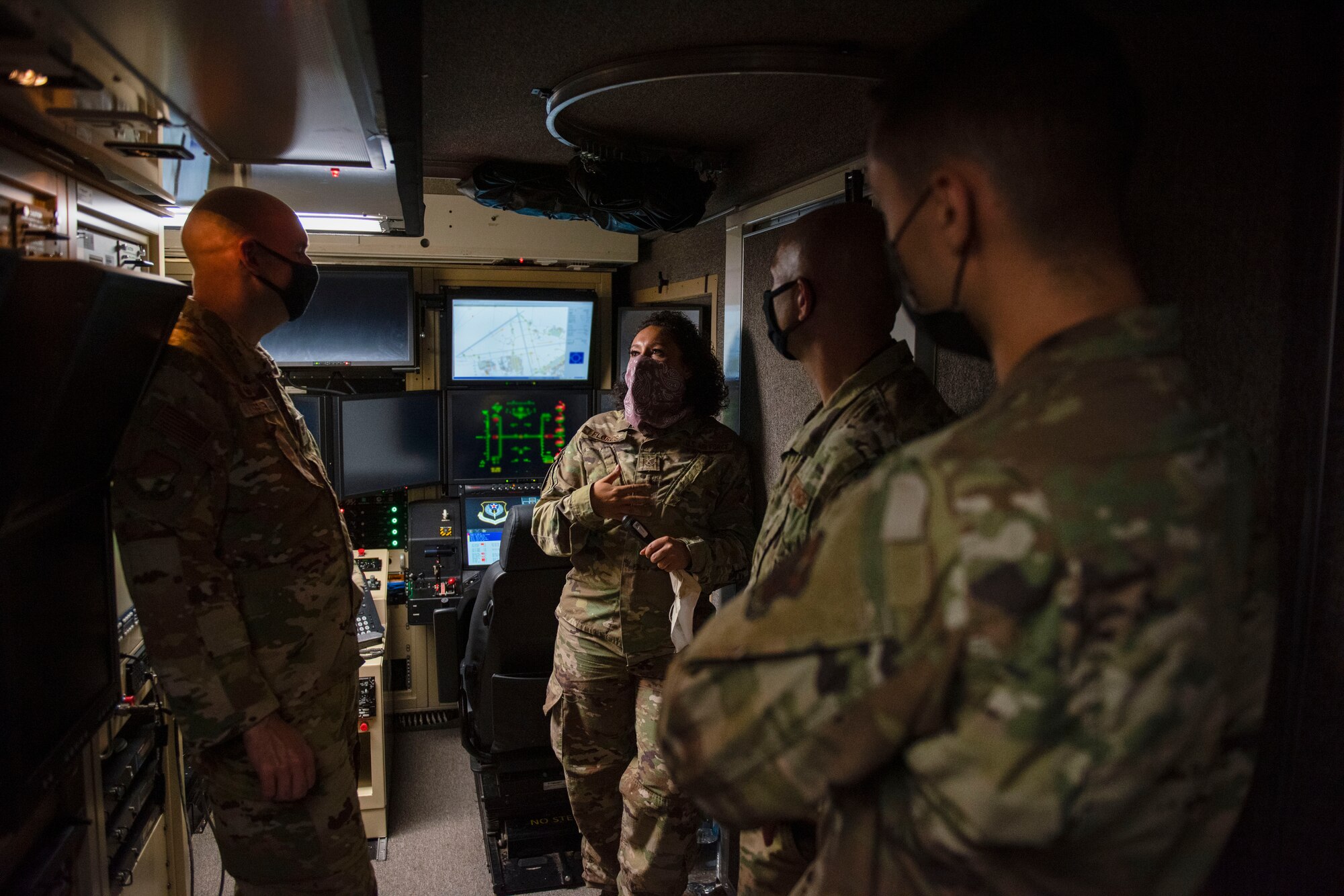 49th Wing leadership visits the 49th Wing Aircraft Communications Maintenance Unit