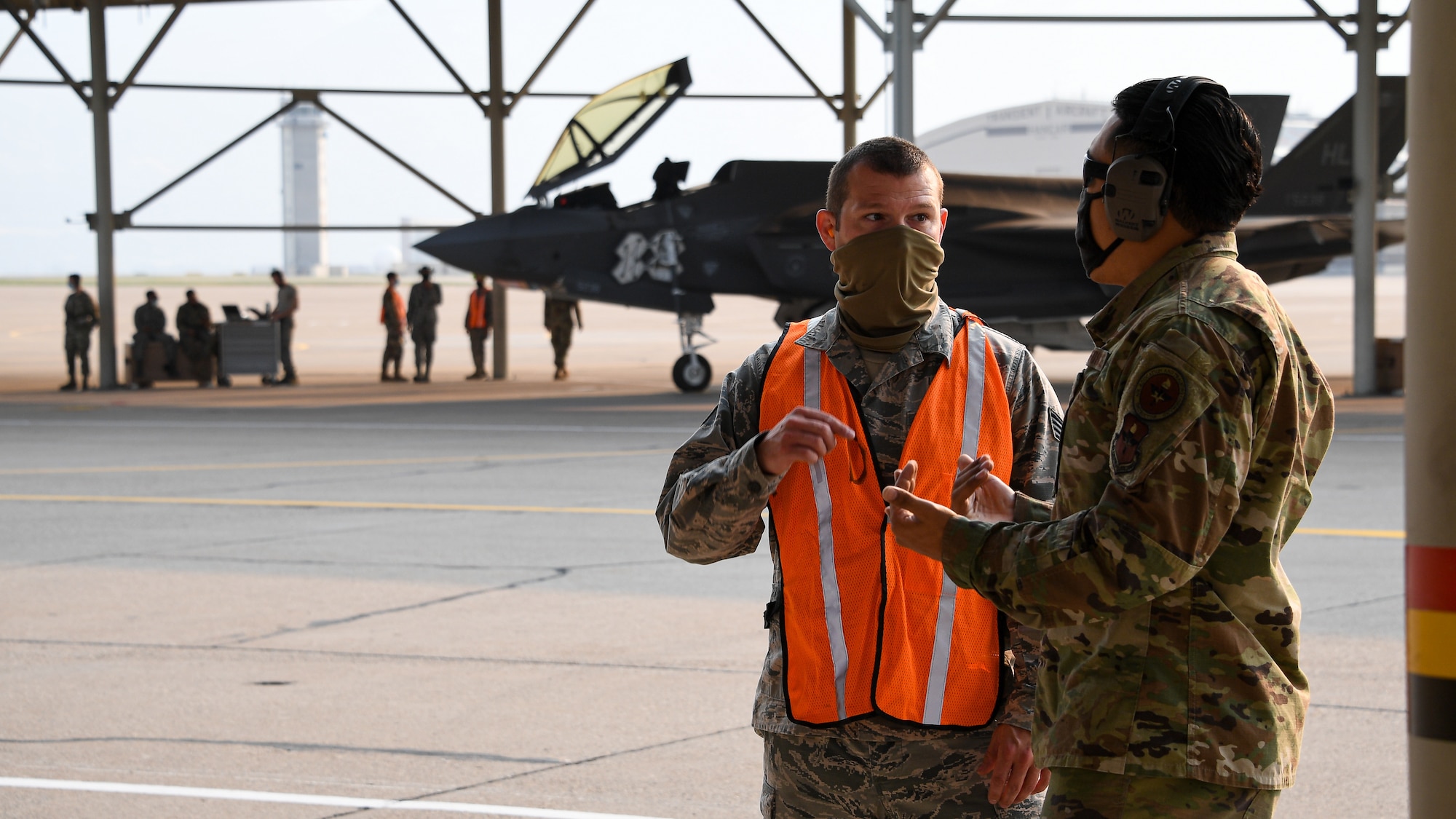 A photo of an F-35 training course at Hill Air Force Base, Utah.