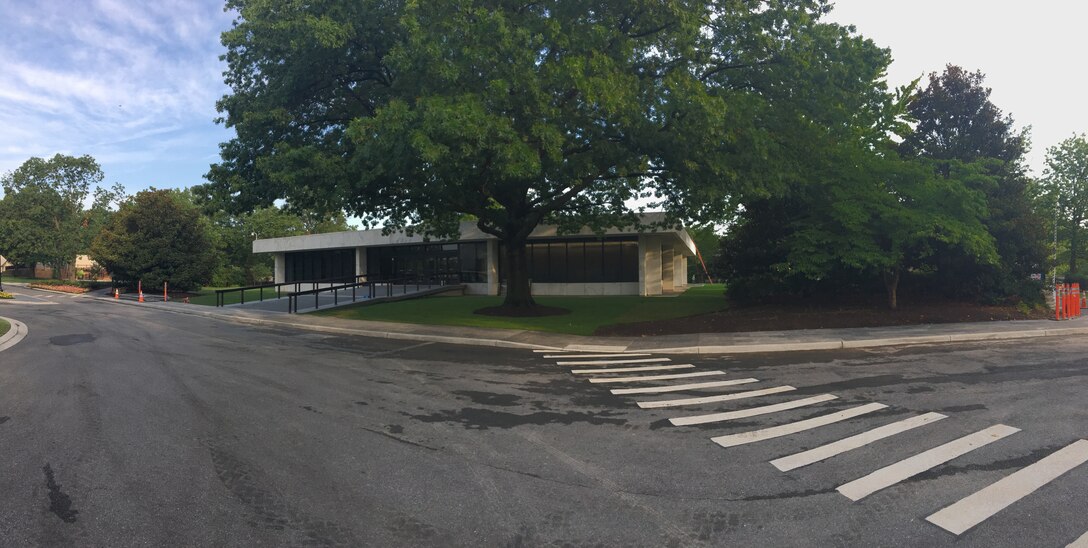 After a nearly two-year, $13.8 million overhaul, the Arlington National Cemetery Administration Building re-opened for operations in early Aug. 2020.