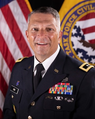 Major General Jeffrey P. Van, JTF-CS command photo.