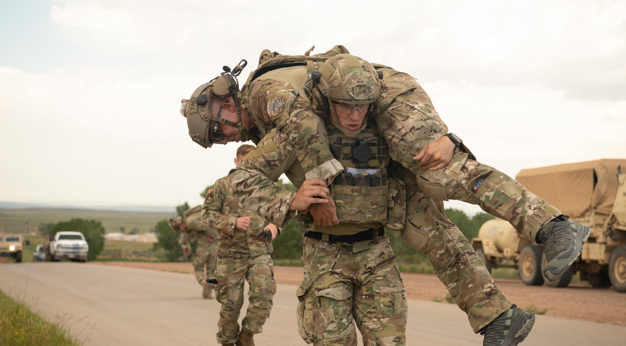 TACP carries teammate during Phantom Challenge