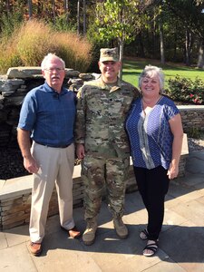 Col. Christopher Guilmette of the 42nd Infantry Division followed in the footsteps of his father, retired Maj. Leo Guilmette, who served in the division in the '70s and '80s.