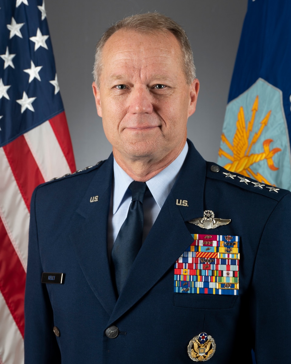 This is the official portrait of Gen. Mark D. Kelly.