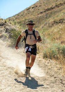 The Idaho National Guard's 124th Air Support Operations Squadron hosted a resiliency day competition for members of the 124th Fighter Wing and other local organizations July 31, 2020, in Emmett, Idaho. The event included a four-person, 12-mile relay, with resiliency training throughout.