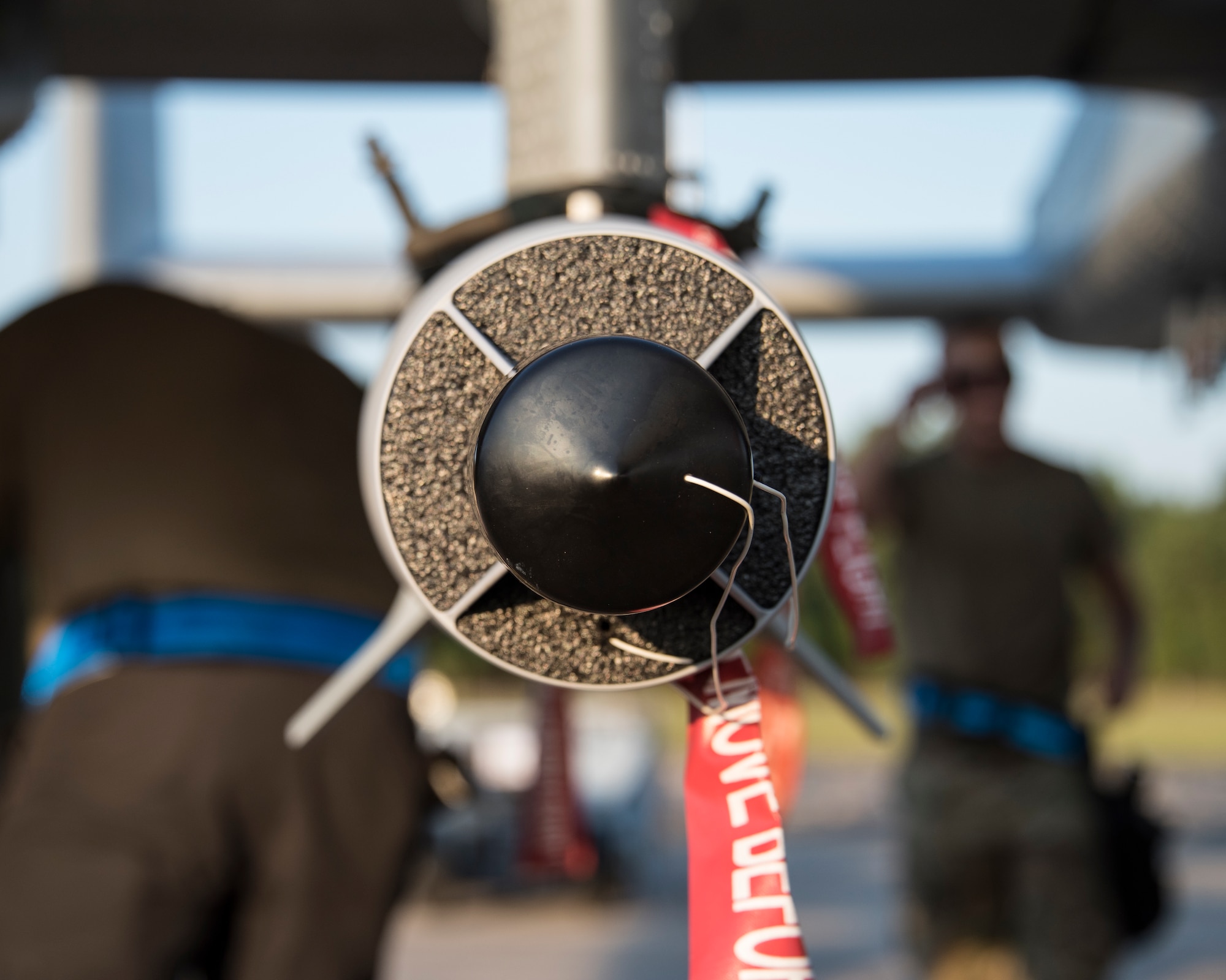 A photo of Airmen building bombs