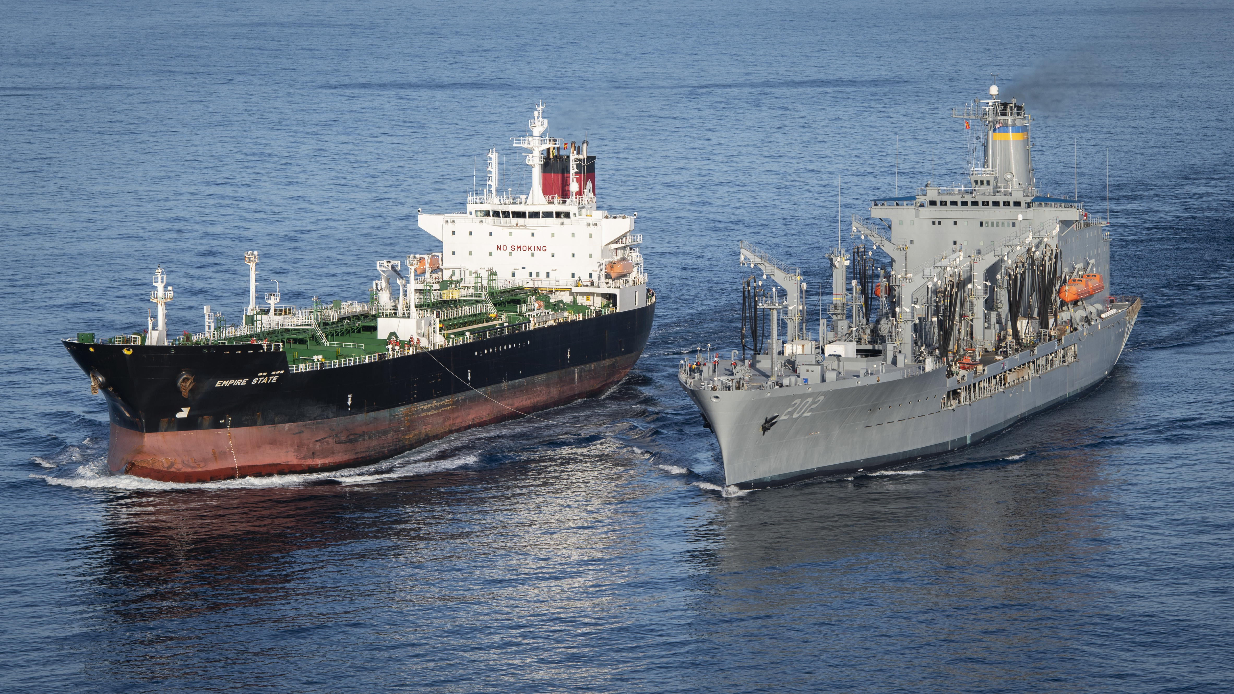 MT Empire State and USNS Yukon