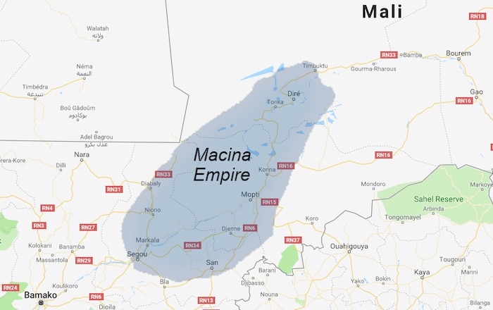 The Macina Empire, c. 1830