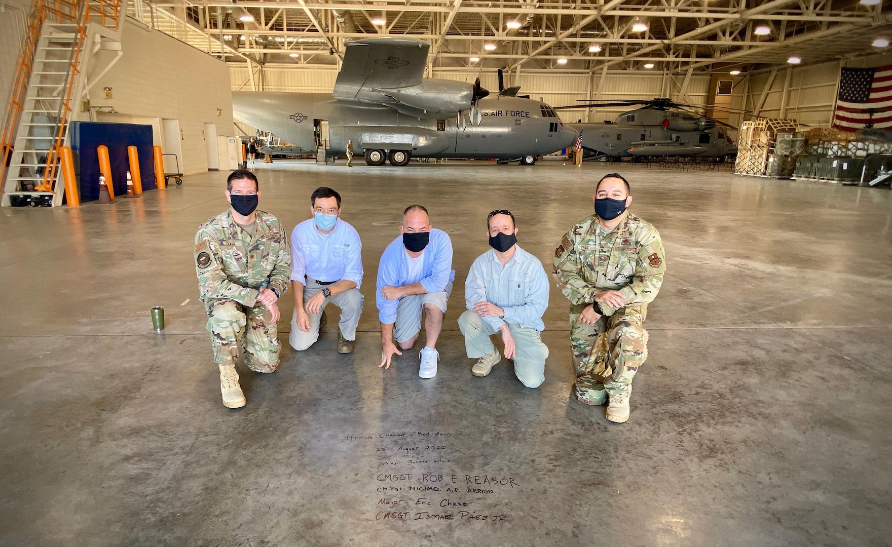 A hypobaric altitude chamber from Tyndall claims the 344th Training Squadron Career Enlisted Aviator Center of Excellence hangar as its new home at Joint Base San Antonio-Lackland, Texas, Aug. 25, 2020.