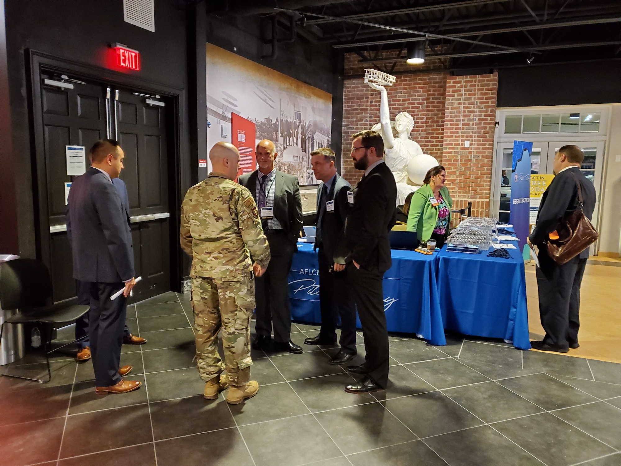 23 small businesses participated in a Pitch Day event  November 15, 2019, in Dayton, Ohio, hosted by the Air Force Life Cycle Management Center. Approximately $15 million in U.S. Air Force contracts were awarded. (Courtesy photo)