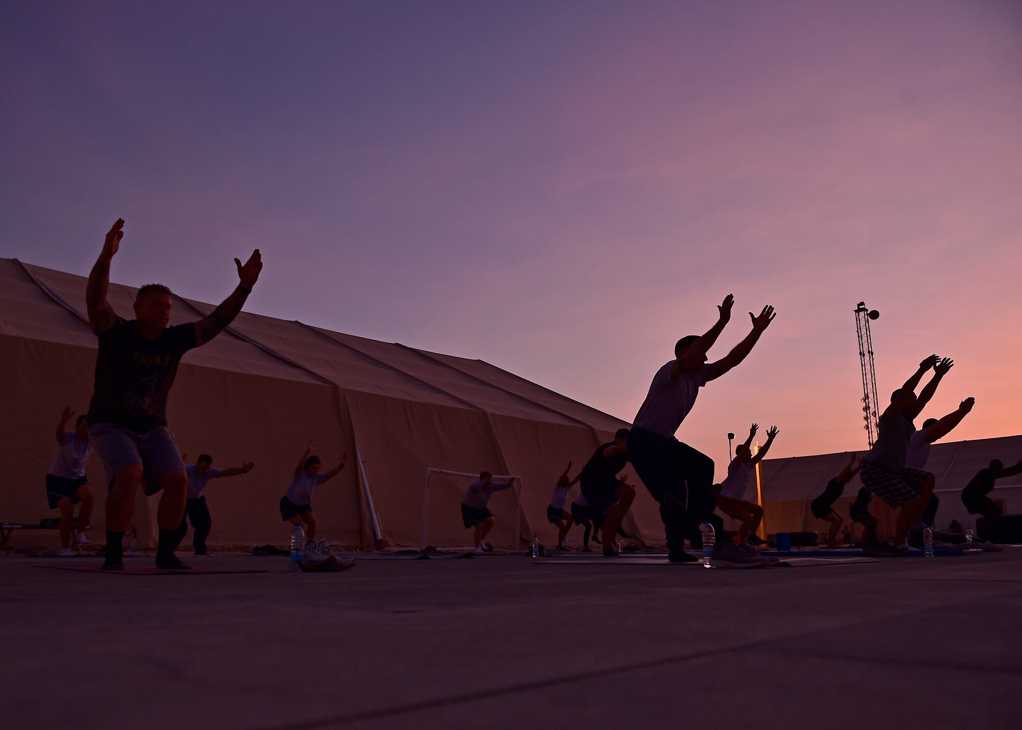 378 AEW honors Women’s Equality Day with sunrise yoga