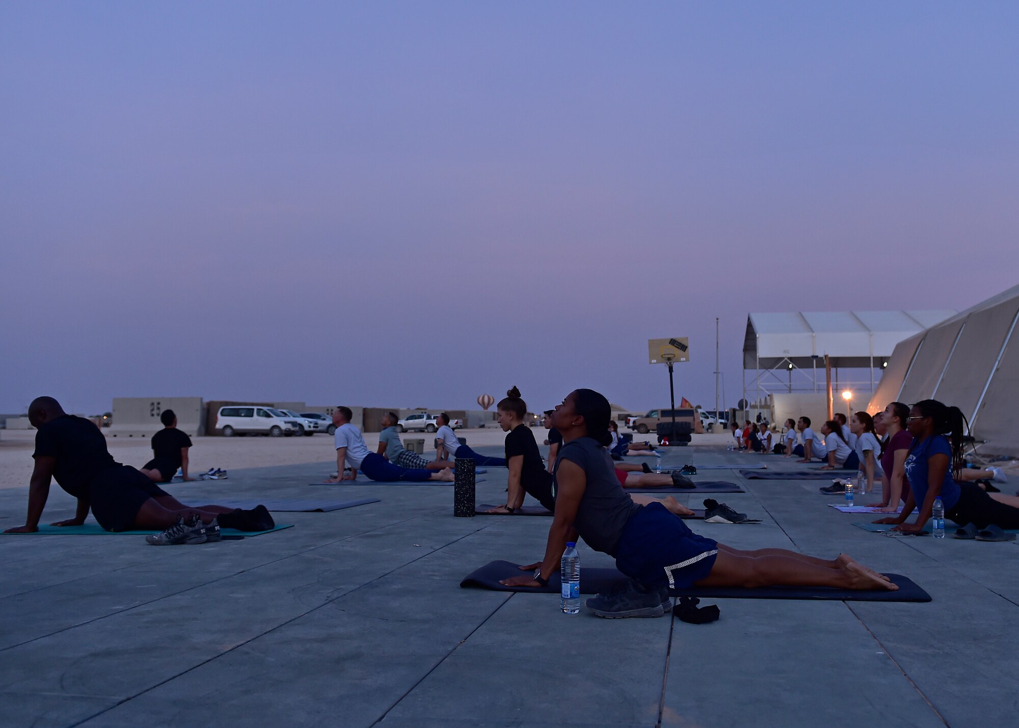 378 AEW honors Women’s Equality Day with sunrise yoga