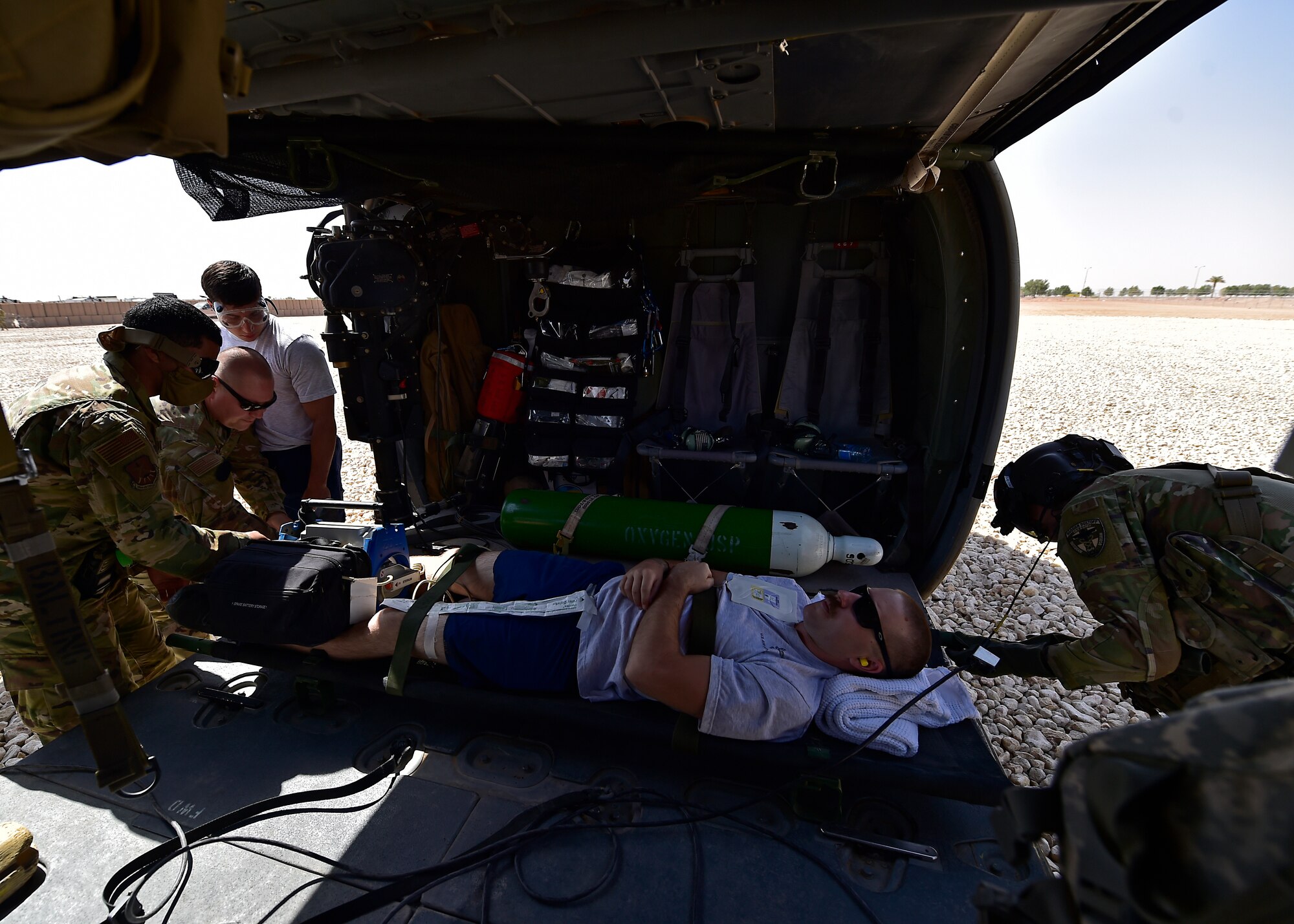 Hoosier DUSTOFF crew conducts MEDEVAC exercise