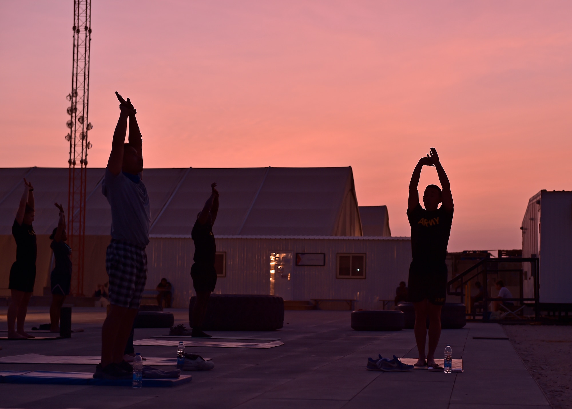378 AEW honors Women’s Equality Day with sunrise yoga