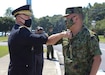 U.S. Army Japan Headquarters, August 20, 2020 in honor of Lt. Gen. Yoshihide Yoshida, Japan Ground Self-Defense Force's Ground Component Command's Commanding General, an Honors Ceremony was rendered by Maj. Gen. Viet. X. Luong, USARJ's Commanding General.