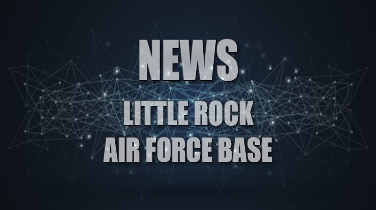 Graphic title saying News Little Rock Air Force Base.