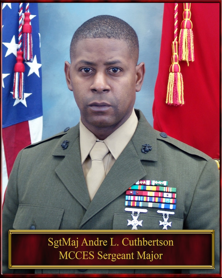 SgtMajor Cuthbertson command photo