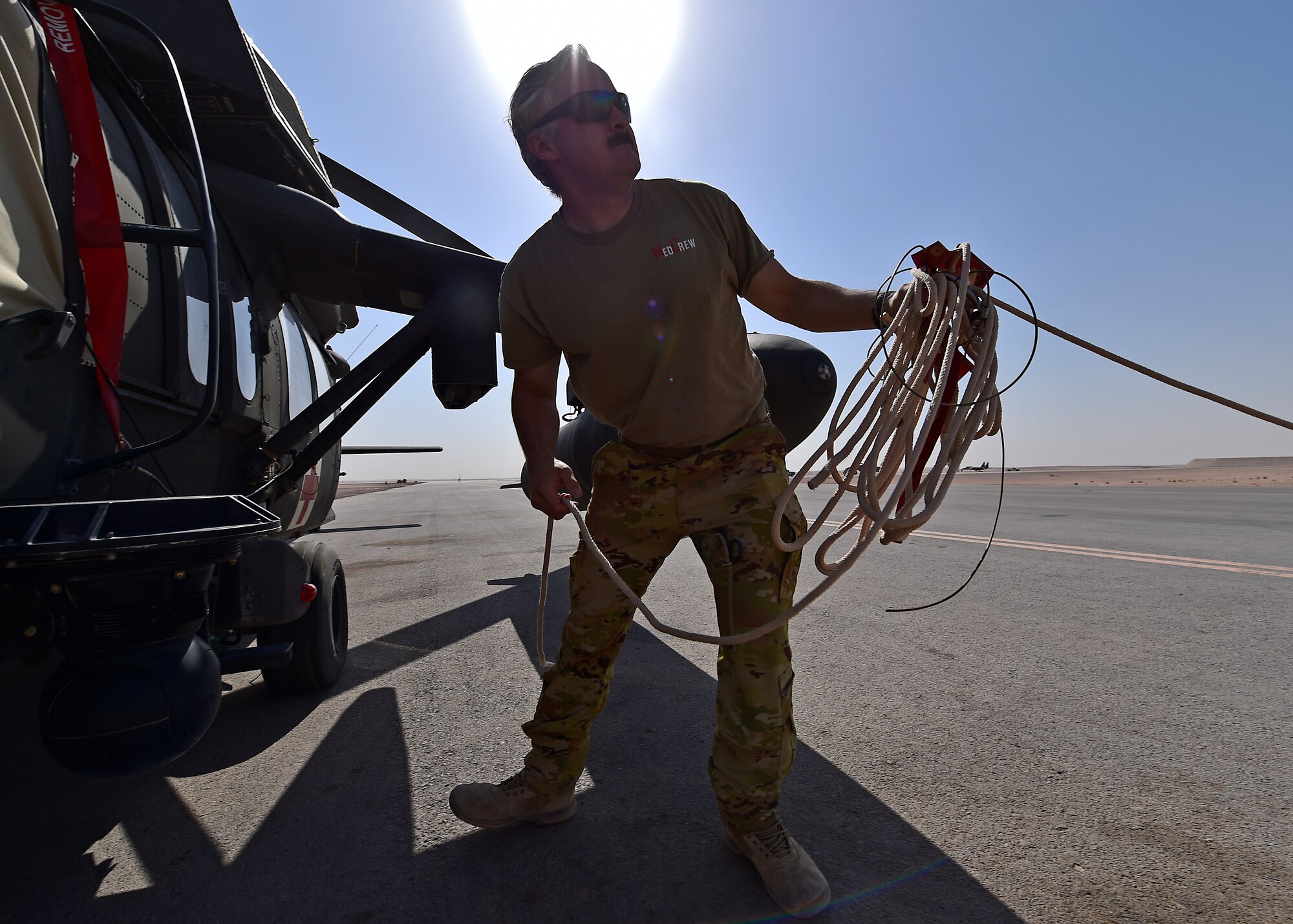 Hoosier DUSTOFF crew conducts MEDEVAC exercise
