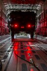 U.S. Marines with Marine Aerial Refueler Transport Squadron 152 (VMGR-152) and Marine Air Control Group 18 (MACG-18) conduct load operations at Marine Corps Air Station Futenma, Okinawa, Japan, Nov. 9, 2020. This is the first time VMGR-152 and MACG-18 have worked together to load an AN/TPS-80 Ground/Air Task Oriented Radar system onto a KC-130J Super Hercules aircraft. (U.S. Marine Corps photo by Lance Cpl. Dalton J. Payne)