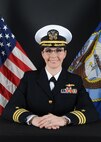 Studio portrait of Cmdr. Shelby M. Nikitin.