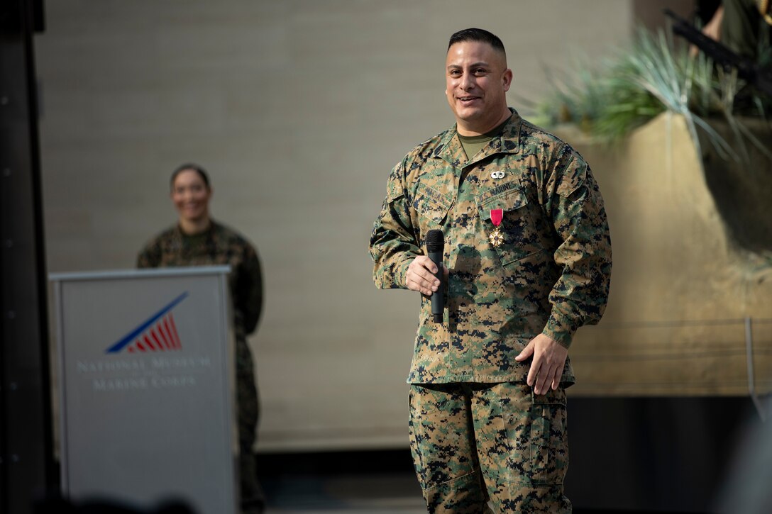 Retirement Ceremony for Headquarters Battalion Sergeant Major Gabriel E. Macias