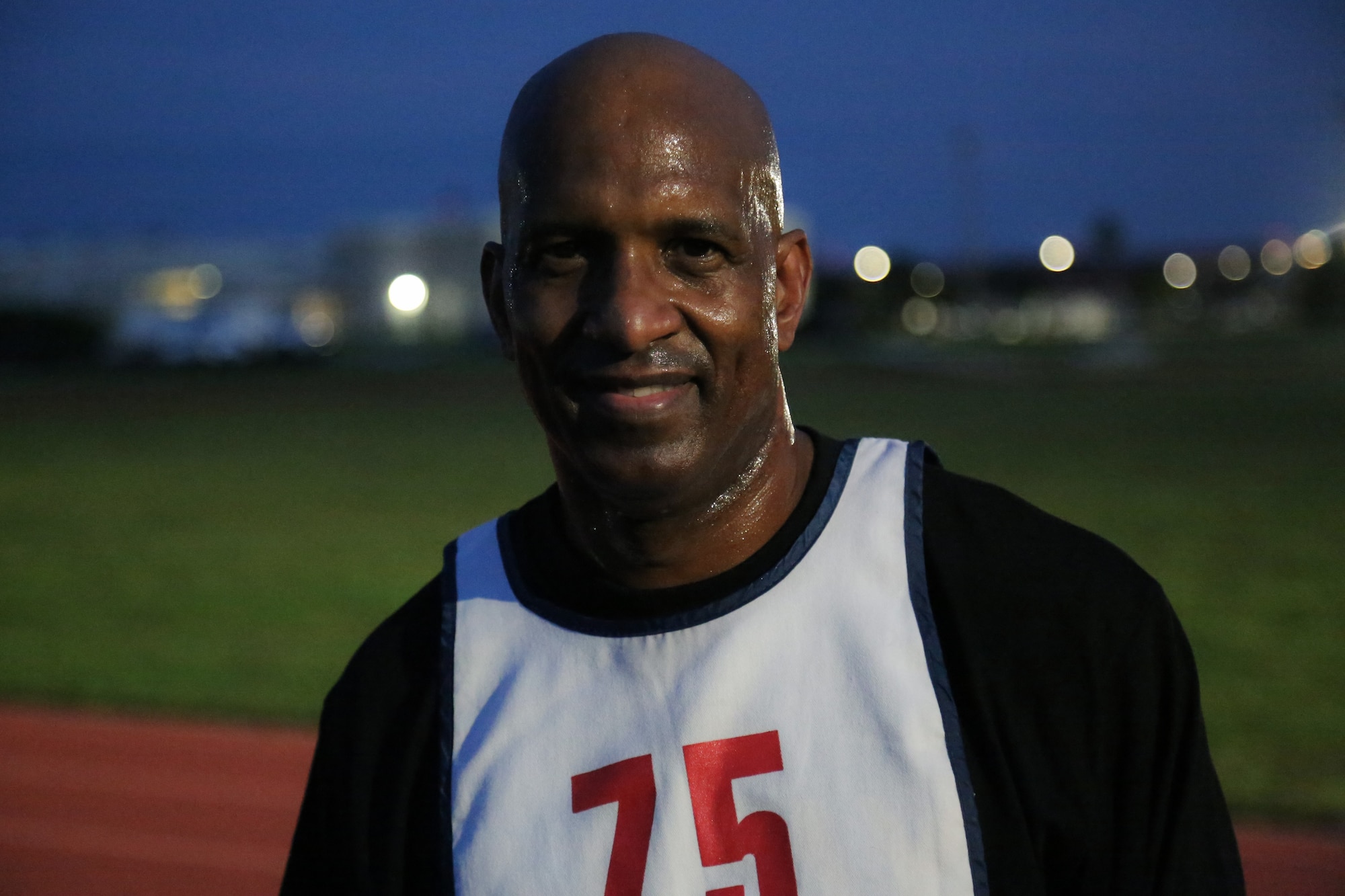 Brig. Gen. Jeth Rey, director of command and control, communications and computer systems at United States Central Command, completed the last Army Physical Fitness Test conducted here before the transition to the Army Combat Fitness Test, Sep. 30, 2020, at MacDill Fitness Center, MacDill Air Force Base, Florida. Rey took his first APFT in 1983, and has never once scored below a perfect score of 300. (U.S. Army photo Spc. Robert Vicens)