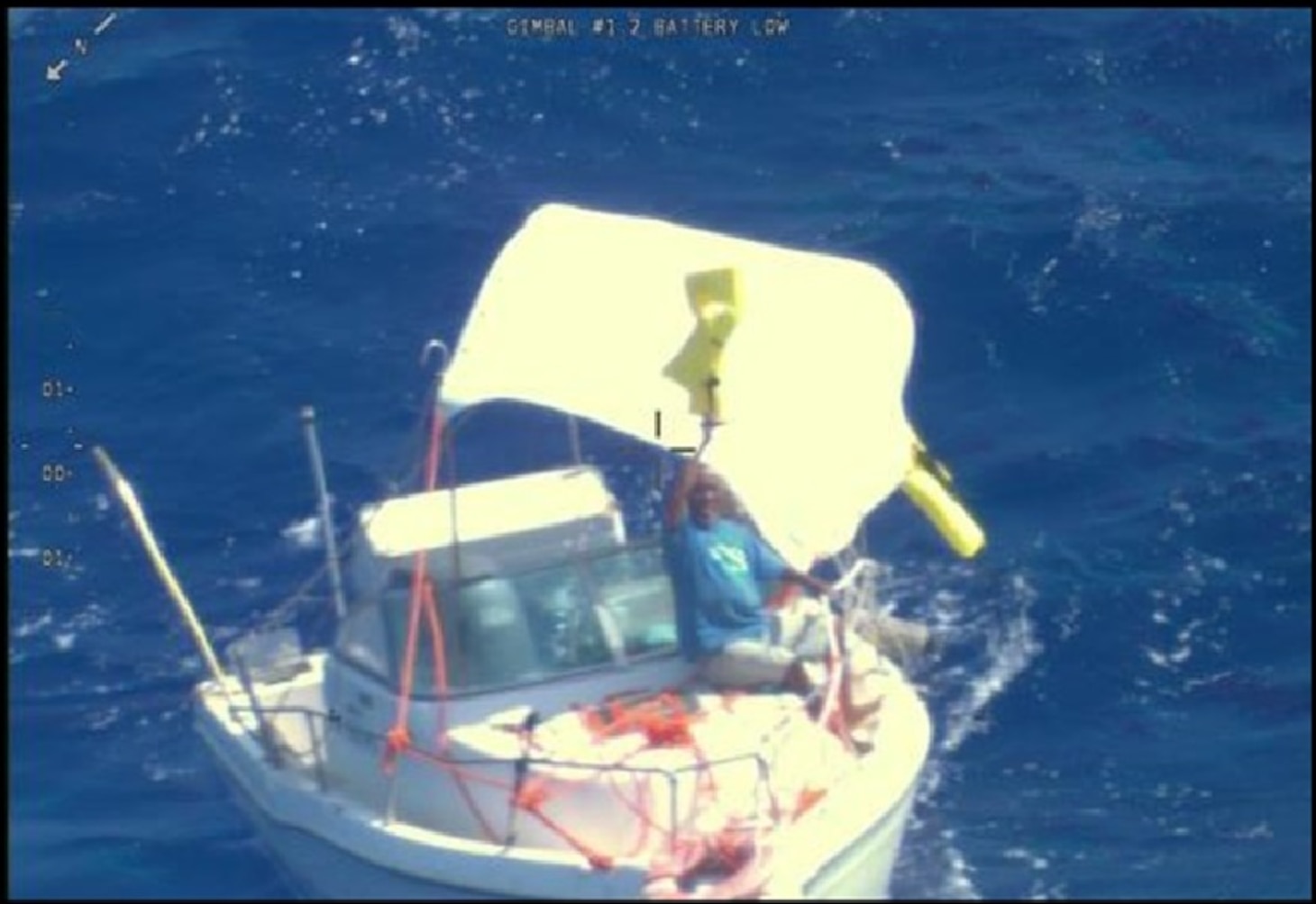 PACIFIC OCEAN (Nov. 30, 2020) - A US Navy P-8A Poseidon aircraft from Patrol Squadron (VP) 5, the "Mad Foxes" assisted in locating a vessel Nov. 30 that had been missing for three days near the island of Saipan. The VP-5 aircraft located the vessel Nov. 30, and remained on station until a U.S. Coast Guard vessel and a merchant vessel arrived to assist in rescue efforts. The "Mad Foxes", stationed in Jacksonville, Florida, are currently deployed to Kadena Air Force Base in Okinawa, Japan. (U.S. Navy courtesy asset)