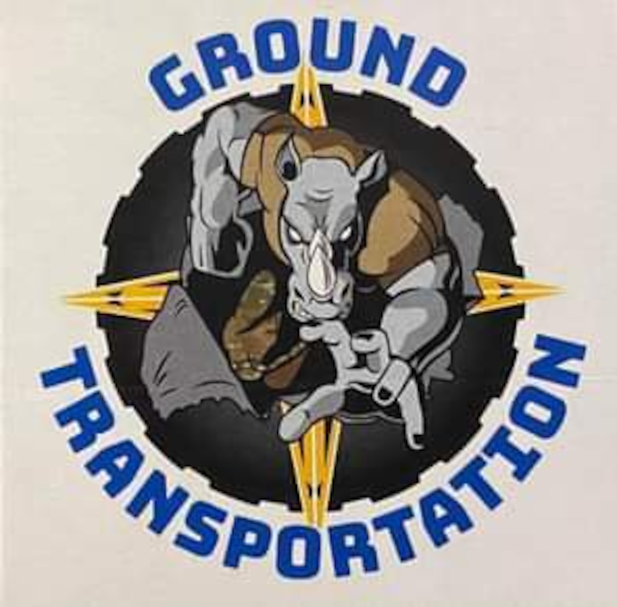 Ground Transportation rhinoceros logo