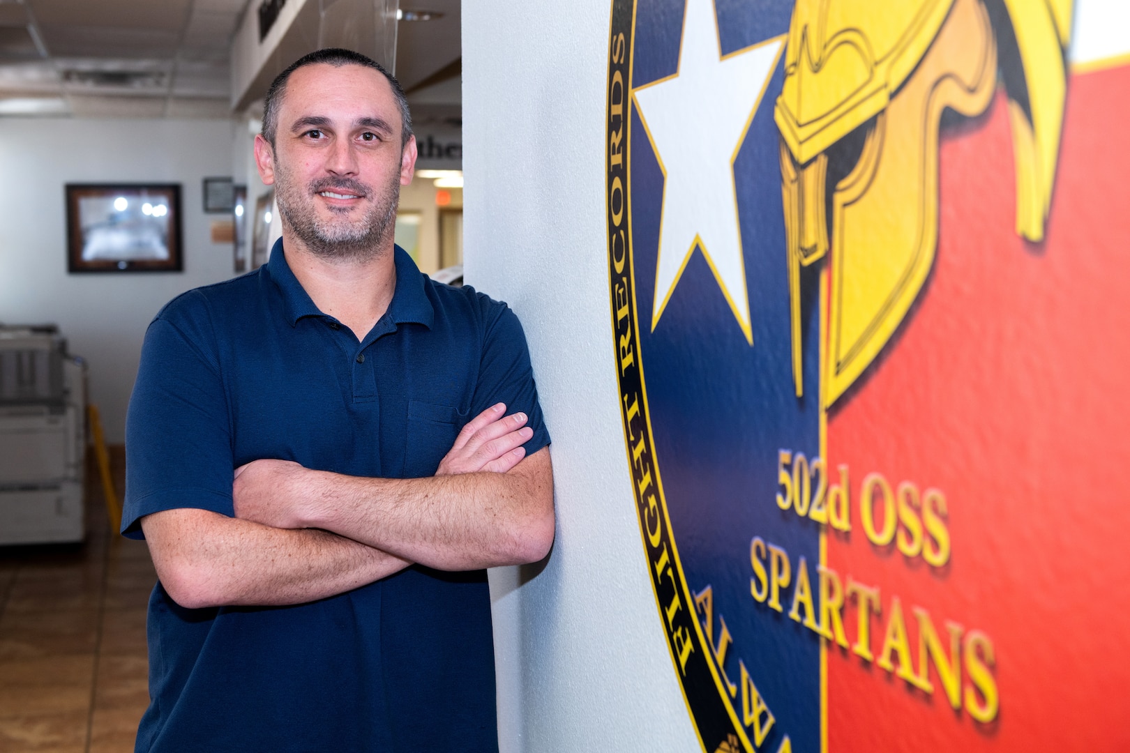 Joshua Darney, 502nd Operations Support Squadron meteorological technician, poses for a photo Nov. 17, 2020, at Joint Base San Antonio-Kelly Field, Texas. Darney was selected as the Air Education and Training Command Weather Civilian of the Year.