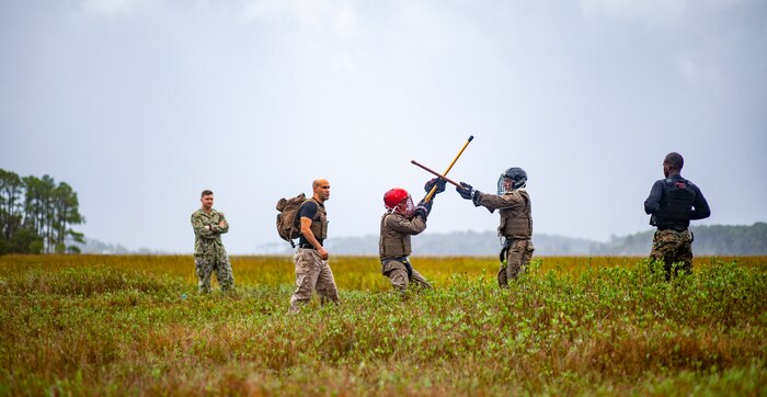 U.S. Marines in the Martial Arts Instructor Course completed their culminating event on Parris Island, S.C., Nov. 12.