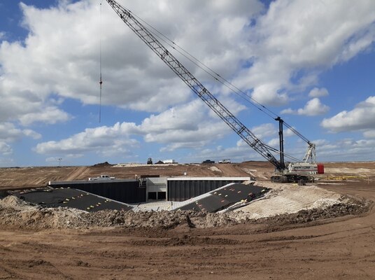 Pictured is the U.S. Army Corps of Engineers Jacksonville District construction worksite of the C-44 Indian River Lagoon South Reservoir taken on Wednesday, Nov. 20. U.S. Army Photo by Maya Jordan