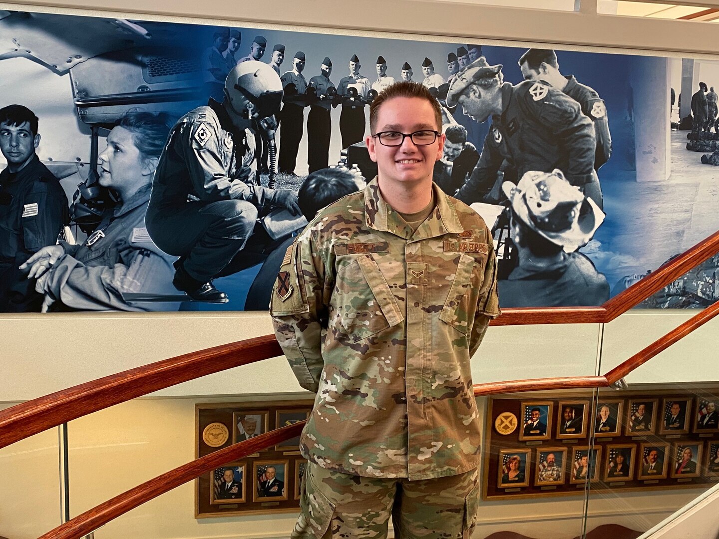 JOINT BASE SAN ANTONIO-LACKLAND, Texas -- His connection to a World War II hero isn’t by blood, but it’s a proud connection nonetheless to Airman 1st Class Hunter Fugitt.