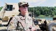 First Lt. Kaitlyn Gorgone of the 14th Quartermaster Company, 316th Sustainment Command (Expeditionary