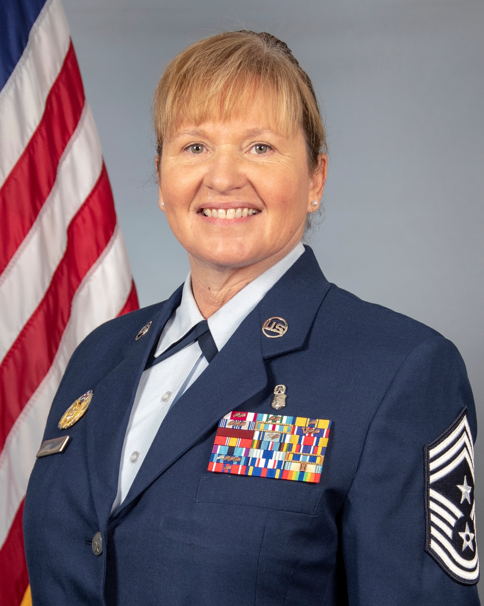 U.S. Air Force Chief Master Sgt. Lorene Kitzmiller.