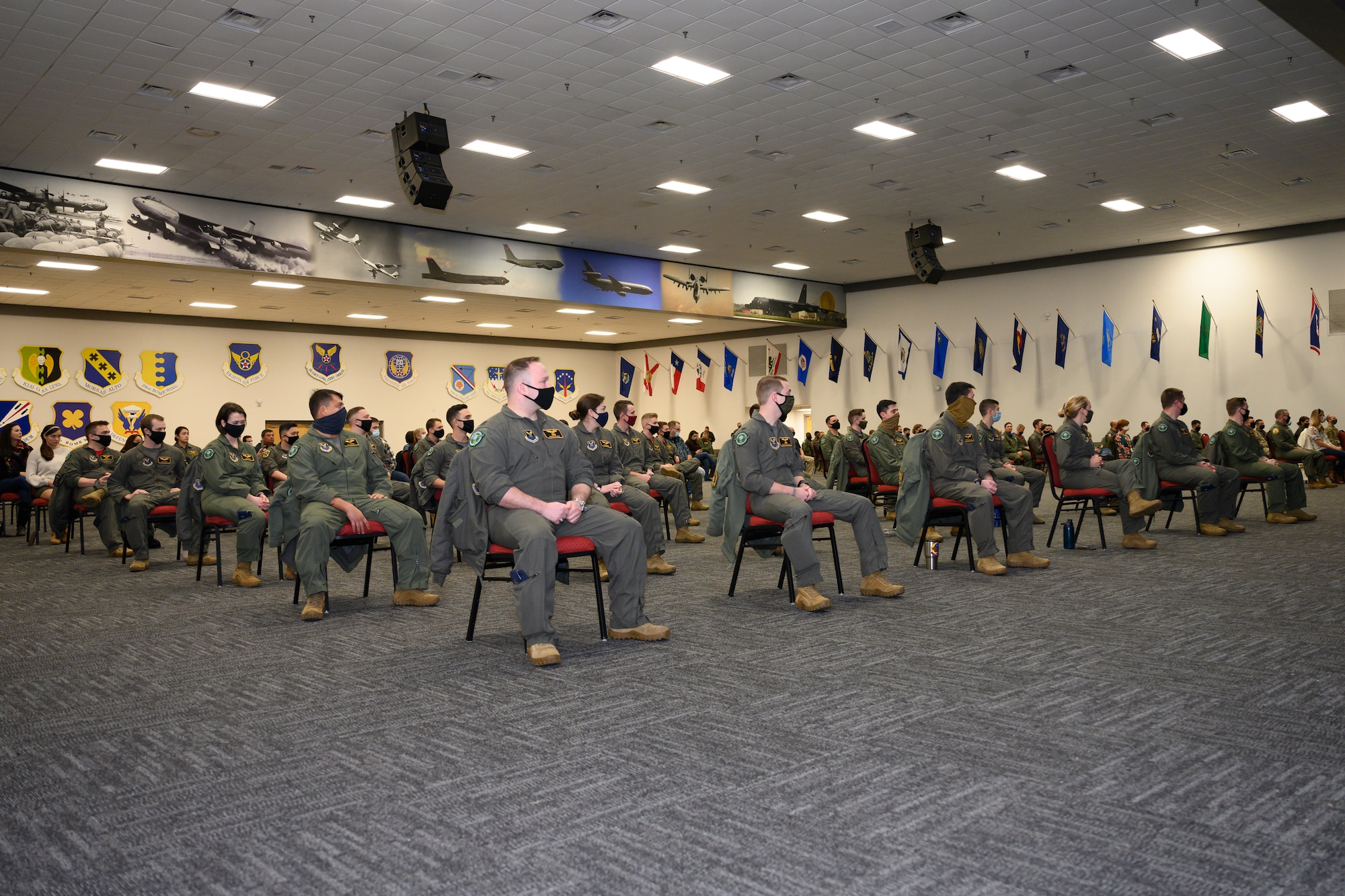 Photo of FTU Class 20-02 seated in chairs.