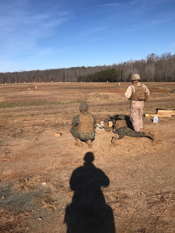 Headquarters Battalion's Live Fire Event December 2-3 2020