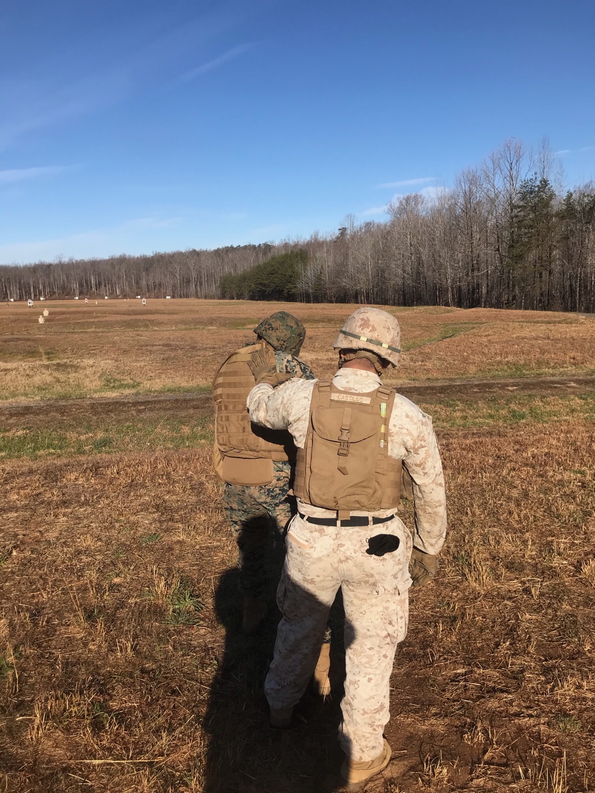 Headquarters Battalion's Live Fire Event December 2-3 2020